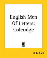 Cover image for English Men Of Letters: Coleridge