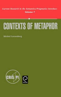 Cover image for Contexts of Metaphor