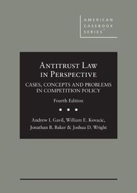 Cover image for Antitrust Law in Perspective: Cases, Concepts and Problems in Competition Policy