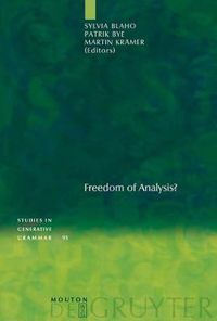 Cover image for Freedom of Analysis?