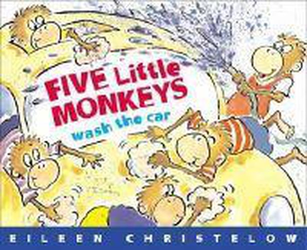 Cover image for Five Little Monkeys Wash the Car