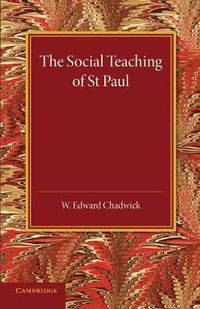 Cover image for The Social Teaching of St Paul