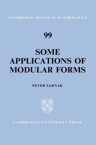 Cover image for Some Applications of Modular Forms