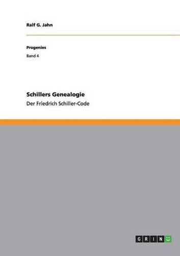 Cover image for Schillers Genealogie: Der Friedrich Schiller-Code