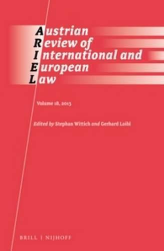 Cover image for Austrian Review of International and European Law, Volume 18 (2013)