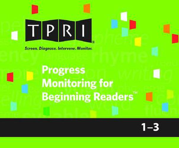 Cover image for Progress Monitoring for Beginning Readers (Pmbr) Kit