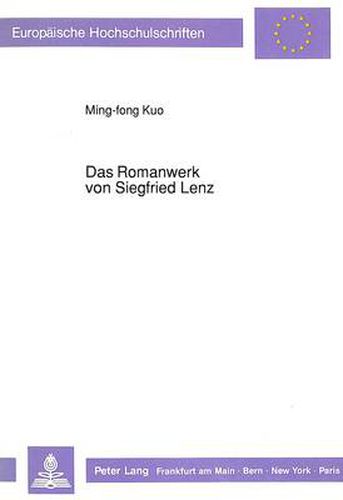 Cover image for Das Romanwerk von Siegfried Lenz: Unter besonderer Beruecksichtigung des Romans  Das Vorbild