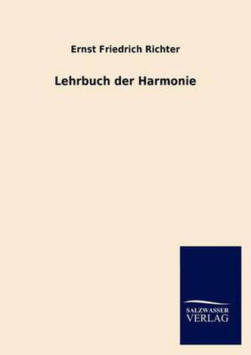 Cover image for Lehrbuch der Harmonie