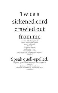 Cover image for Twice a sickened cord crawled out from me