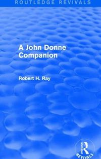 Cover image for A John Donne Companion (Routledge Revivals)