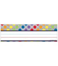 Cover image for Sparkle and Shine Rainbow Dots on Glitter Nameplates