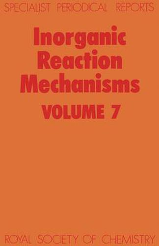 Cover image for Inorganic Reaction Mechanisms: Volume 7