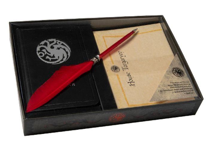 Cover image for Game of Thrones: House Targaryen: Desktop Stationery Set (with Pen)