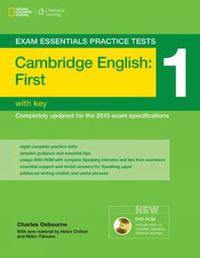 Cover image for Exam Essentials Practice Tests: Cambridge English First 1 with Key and DVD-ROM