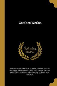 Cover image for Goethes Werke.