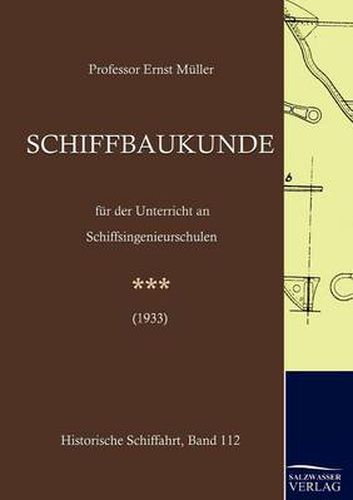 Cover image for Schiffbaukunde