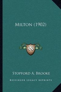 Cover image for Milton (1902)