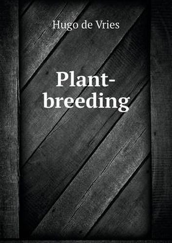 Cover image for Plant-breeding