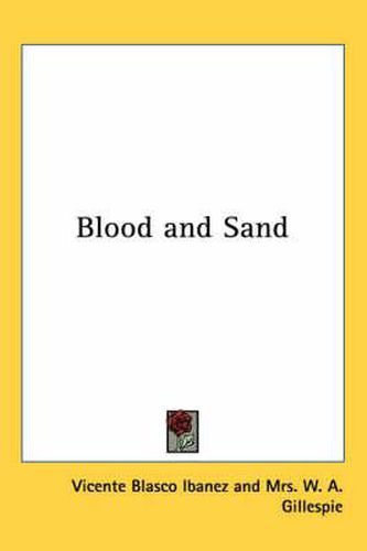 Cover image for Blood and Sand