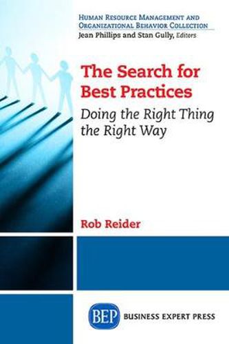 Cover image for The Search For Best Practices: Doing the Right Thing the Right Way