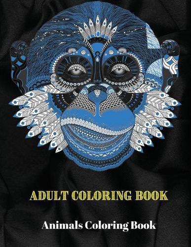 Cover image for Animals Coloring Book: Animals Mandala Coloring Book