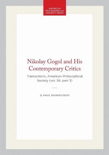 Cover image for Nikolay Gogol and His Contemporary Critics