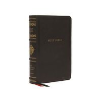 Cover image for NKJV, Personal Size Reference Bible, Sovereign Collection, Leathersoft, Black, Red Letter, Thumb Indexed, Comfort Print: Holy Bible, New King James Version