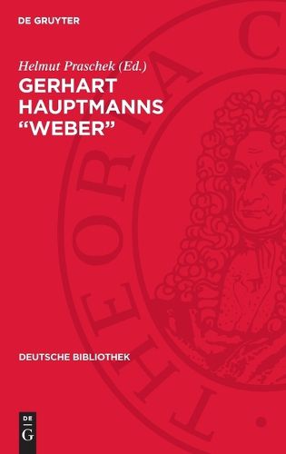 Cover image for Gerhart Hauptmanns "Weber"