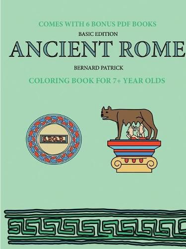 Cover image for Coloring Book for 7+ Year Olds (Ancient Rome)