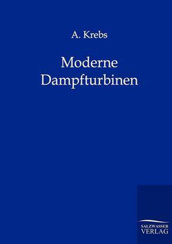 Cover image for Moderne Dampfturbinen