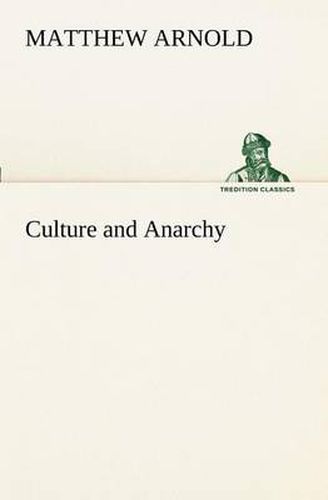 Cover image for Culture and Anarchy