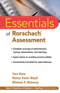 Cover image for Essentials of Rorschach Assessment