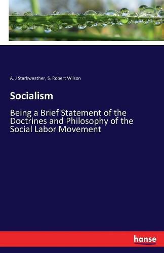 Cover image for Socialism: Being a Brief Statement of the Doctrines and Philosophy of the Social Labor Movement