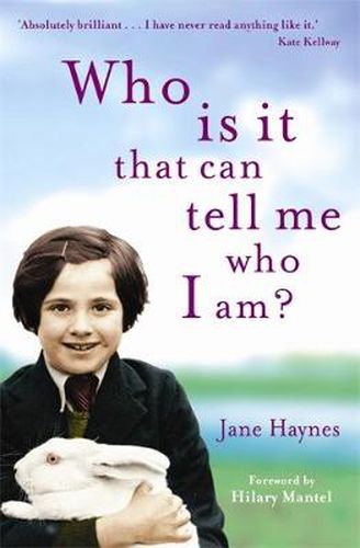 Cover image for Who is it that can tell me who I am?