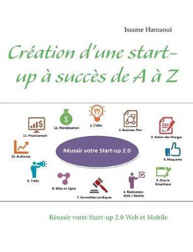 Cover image for Creation d'une start-up a succes de A a Z: Reussir votre Start-up 2.0 Web et Mobile
