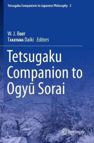 Cover image for Tetsugaku Companion to Ogyu Sorai