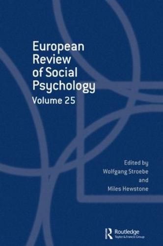 Cover image for European Review of Social Psychology: Volume 25