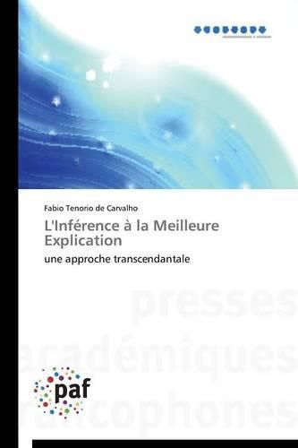 Cover image for L'Inference A La Meilleure Explication