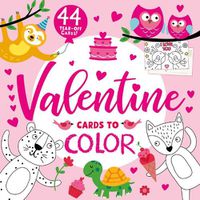 Cover image for Valentine Cards to Color