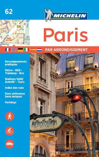 Cover image for Paris par arrondissement - Michelin City Plan 062: City Plans