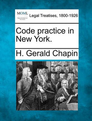 Cover image for Code Practice in New York.