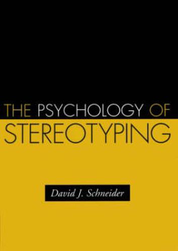 Cover image for The Psychology of Stereotyping