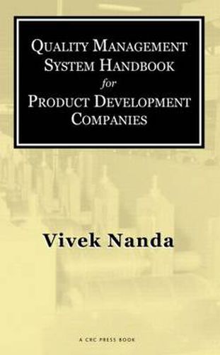 Cover image for Quality Management System Handbook for Product Development Companies