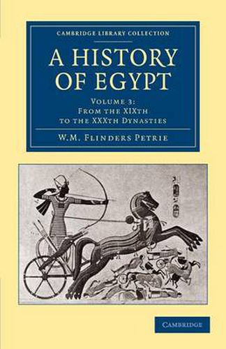 Cover image for A History of Egypt: Volume 3, From the XIXth to the XXXth Dynasties