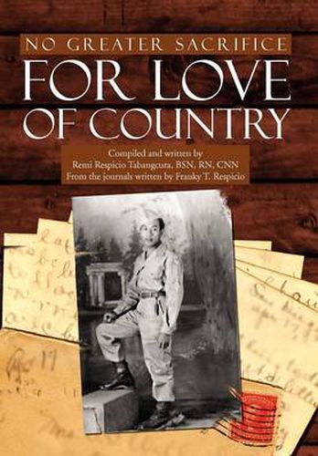 Cover image for No Greater Sacrifice for Love of Country