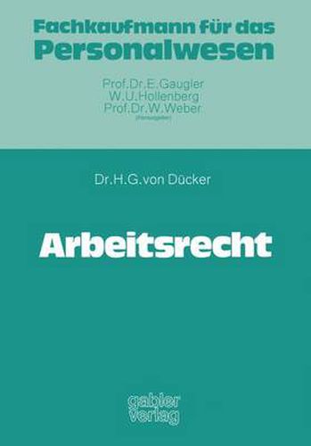 Cover image for Arbeitsrecht