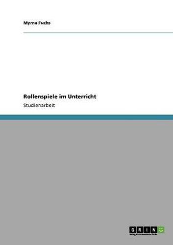 Cover image for Rollenspiele im Unterricht