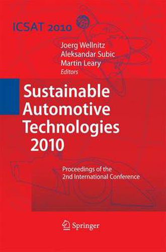 Cover image for Sustainable Automotive Technologies 2010: Proceedings of the 2nd International Conference