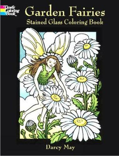 Cover image for Garden Fairies Stained Glass Coloring Book