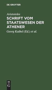 Cover image for Schrift vom Staatswesen der Athener